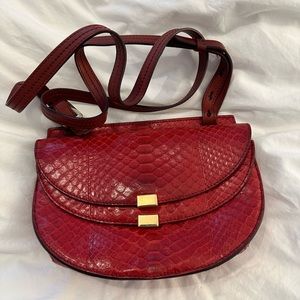 Chloe snakeskin small crossbody Georgia bag